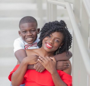 Mother and son